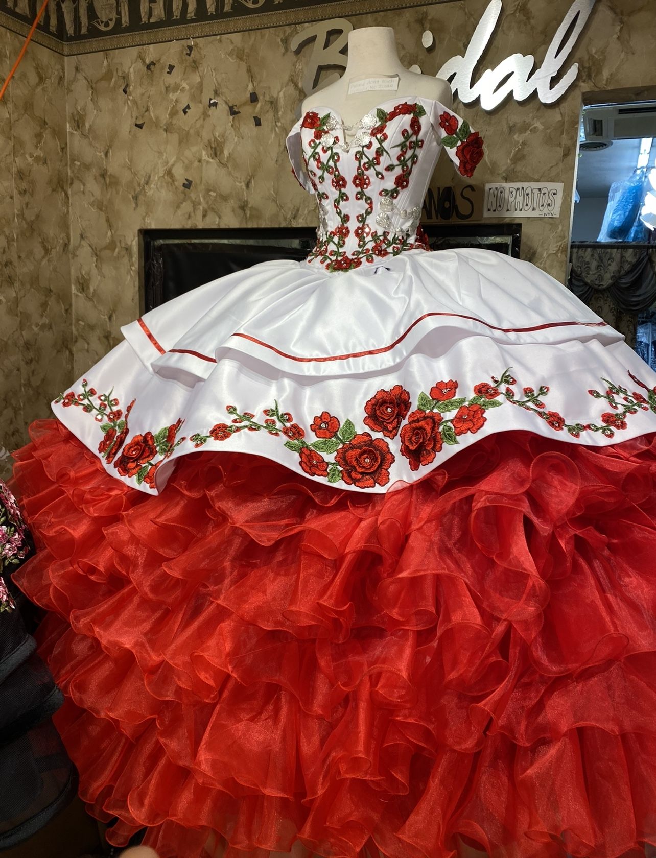 Quinceanera Dress charro Style