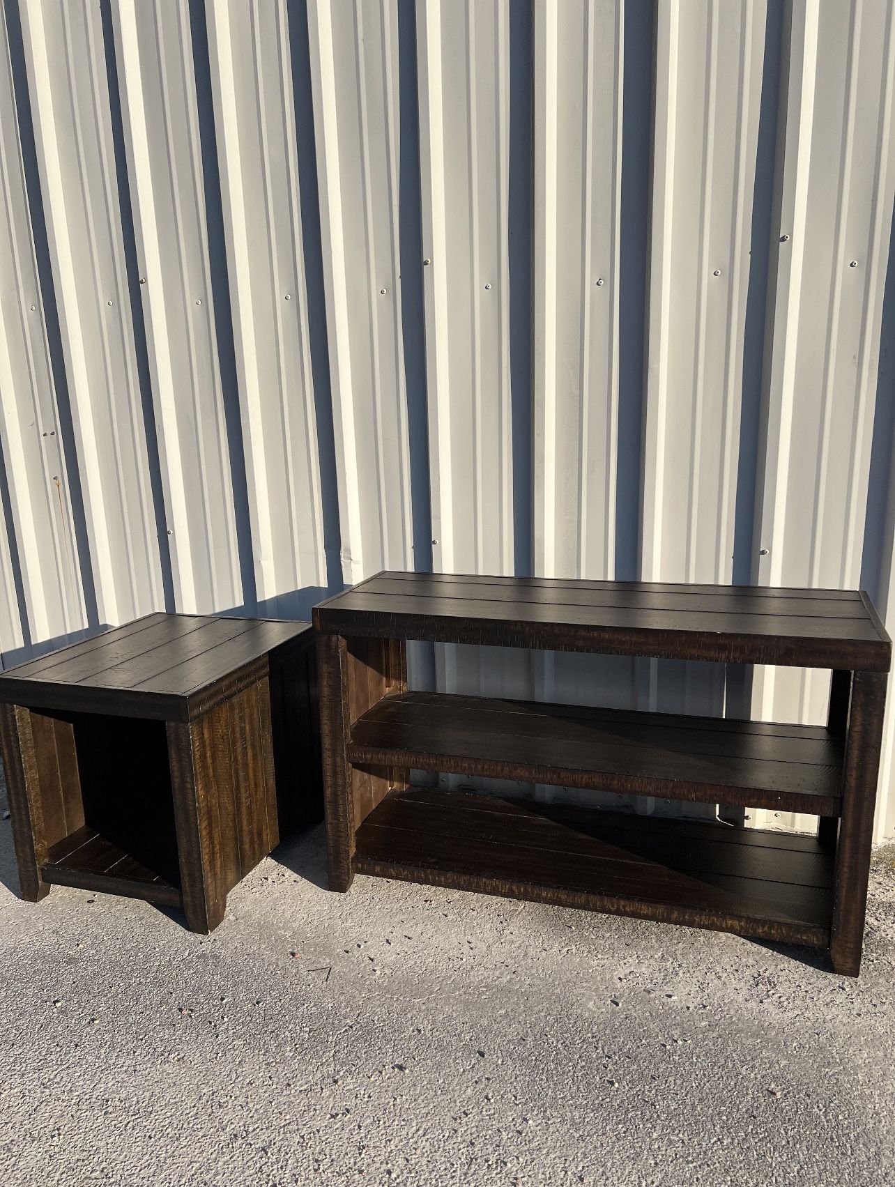 Magnussen sofa table & end table set