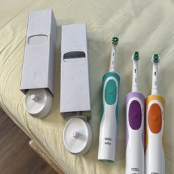 Oral-B Electric Toothbrush Set (3 Handles + Chargers)