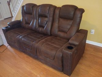 Dual Power Outlet Recliner