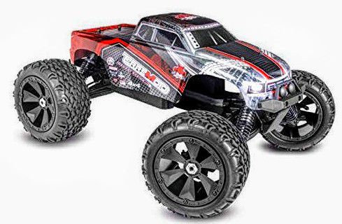 Redcat Racing Terremoto V2 Brushless Electric Monster Truck with 2.4GHz Remote Control, 1/8 Scale, Red