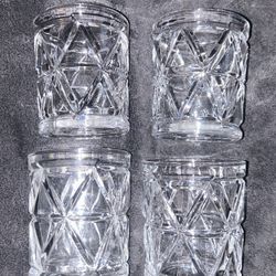 Set Of 4 Whiskey Glasses