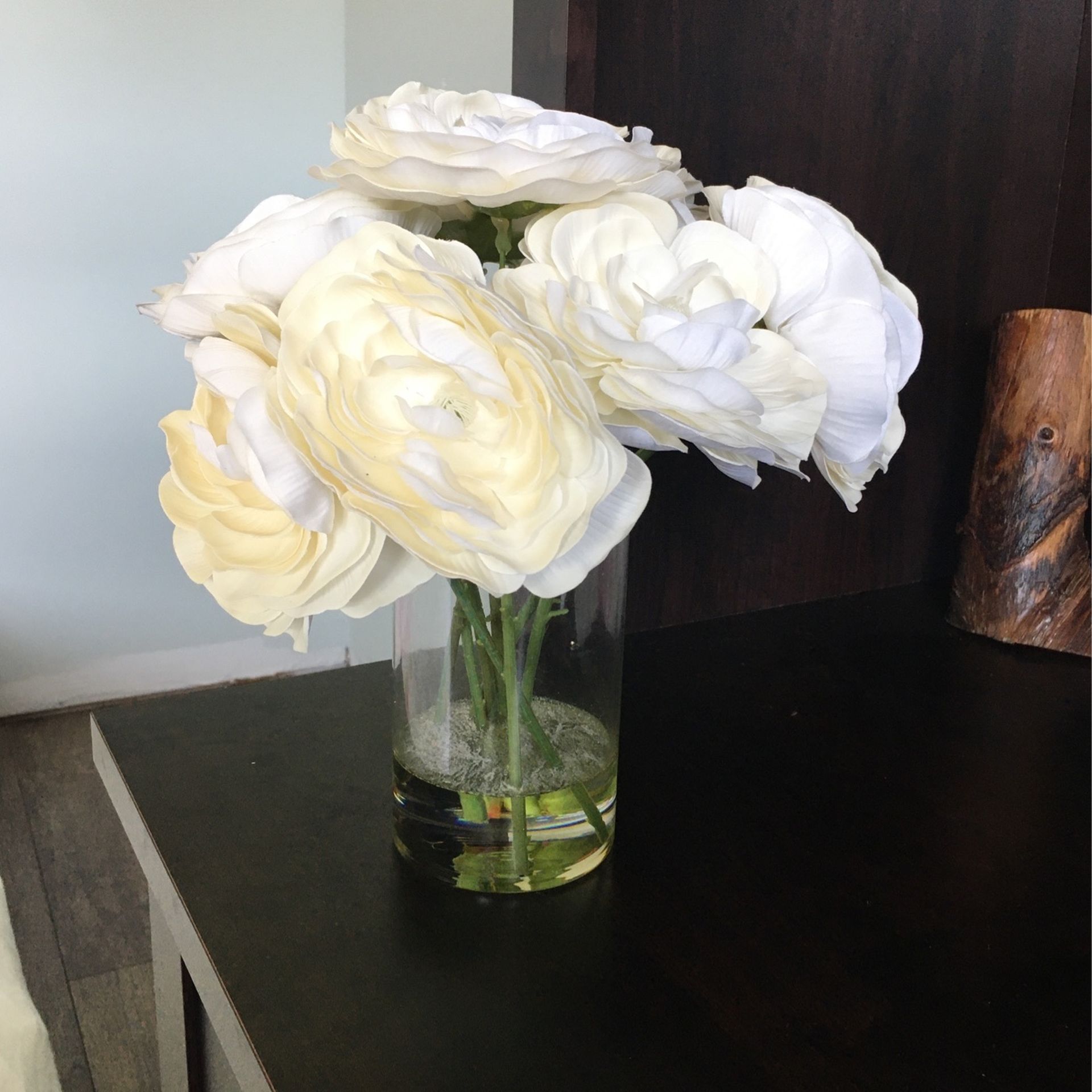 Flowers In Glass Vase