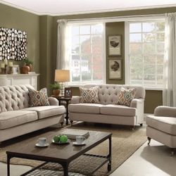2 PCS Barcelona Collection Sofa and Loveseat Set-Matching chair is also available Now 1989.00 Hot Buy! Limited Time Offer ! Free Delivery 🚚