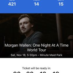 Morgan Wallen Ticket 