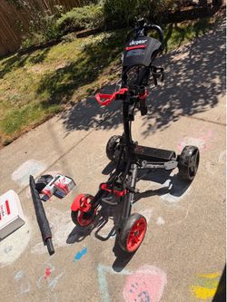 Golf Push Cart Electric with Remote and Extras!
