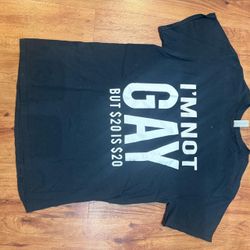 Gildan Men's Black Tshirt