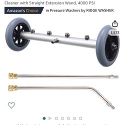 RIDGE WASHER Pressure Washer Undercarriage Cleaner, 16 Inch Undercarriage Washer, Hydraulic Powered Under Car Cleaner with Straight Extension Wand, 40