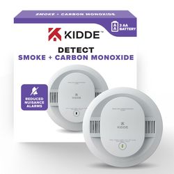 Kidde And Carbon Monoxide Detector, AA BatteryPowered With LED StatusLights, 85 DB Alarm, 5 Inches