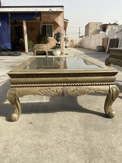 Antique coffee table set