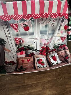 Strawberry Birthday Decoration