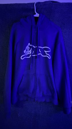 Icecream running dog zip up hoodie