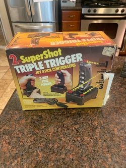Vintage 2 super-shot controllers for Atari/ commodore