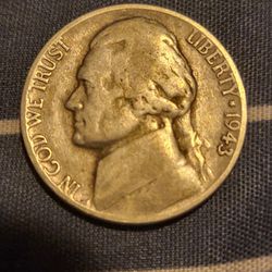 1943 P Nickel 