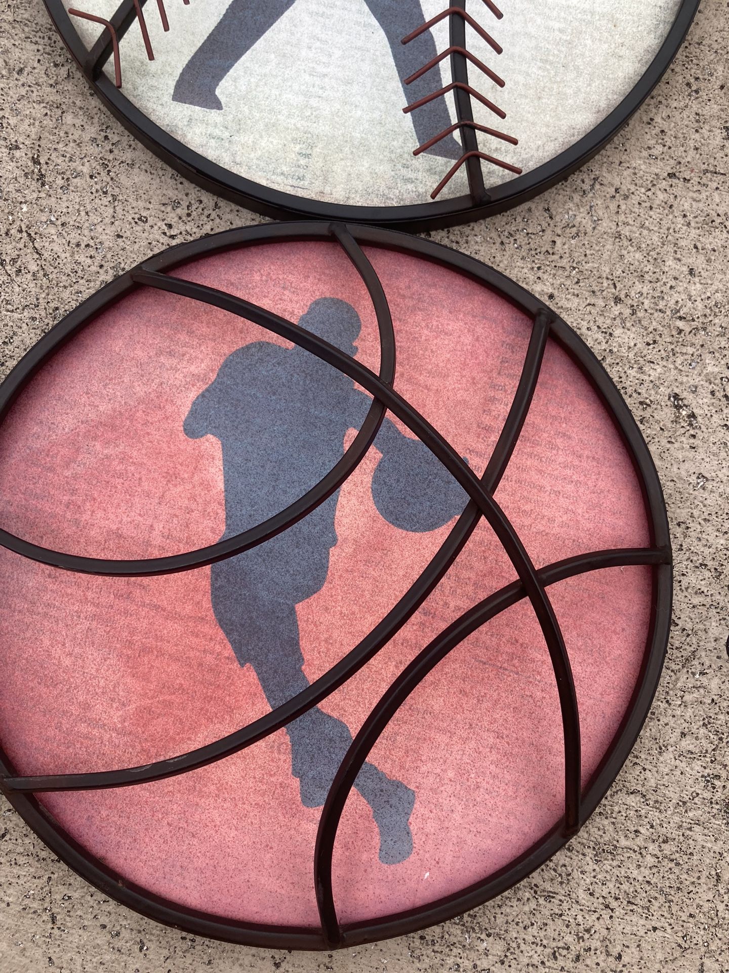 baseball And Basketball Hang Up decorations
