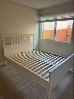 MUST GO 7/31 IKEA BED FRAME — QUEEN