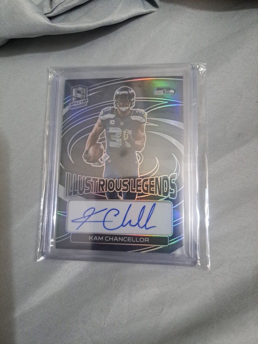 Auto Kam Chancellor 48 Of 49 Very Short Print Spectra 2023