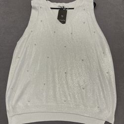 Italy White And Silver  L/XL