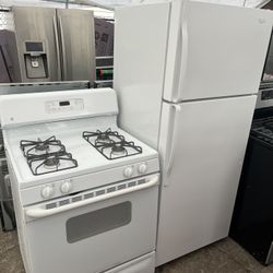 Refrigerador Whirlpool Y Estufa General Electric De Gas 