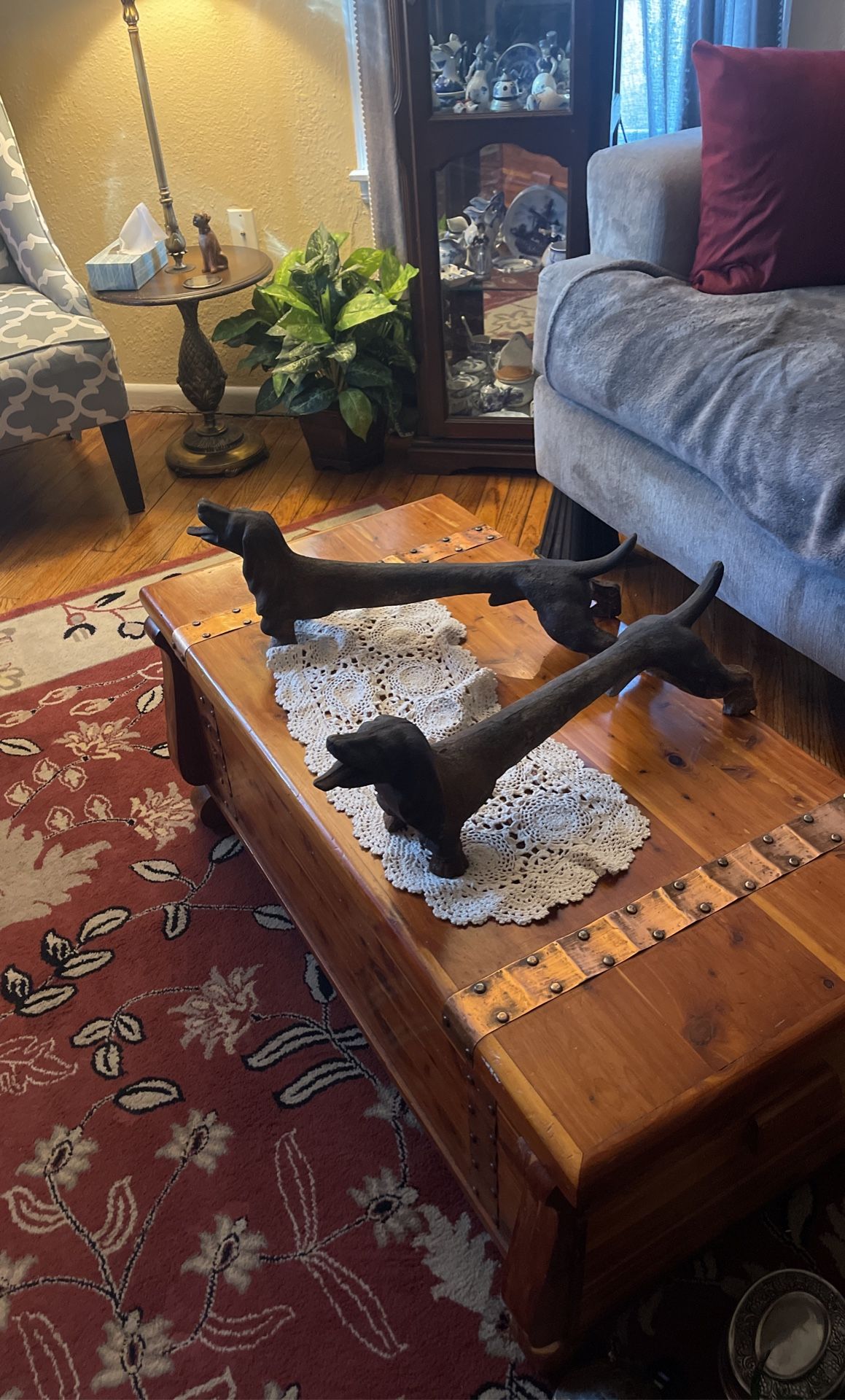 Cast Iron Andirons