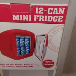 Portable 12-can Mini Fridge 