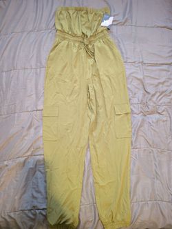 Pants Romper Olive Green