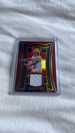 Jordan Love Panini Select RC Jersey Patch Card
