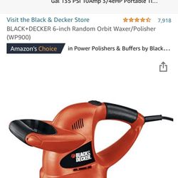 Black And Decker Orbit Waxer And Polisher 