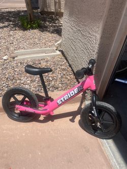 Girls balance bike