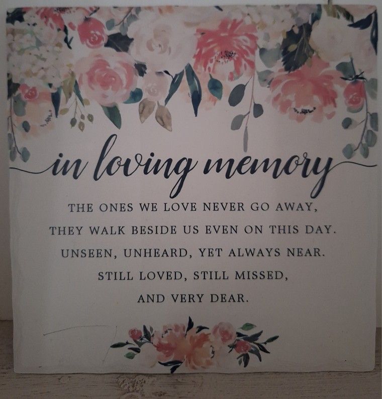 Vintage "In Loving Memory" Mother Tile 