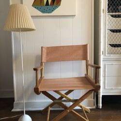 Pair Of Vintage Dusty Pink Director Chairs