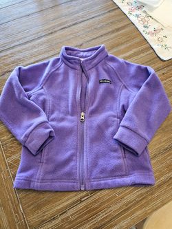 Purple Columbia Benton Springs Fleece Zip Up 4T