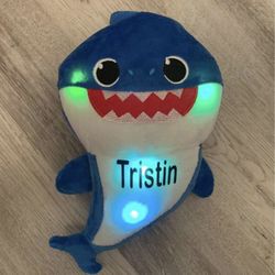 Personalized Singing LED Light Plush Toys Music Doll English Song Toy Gift