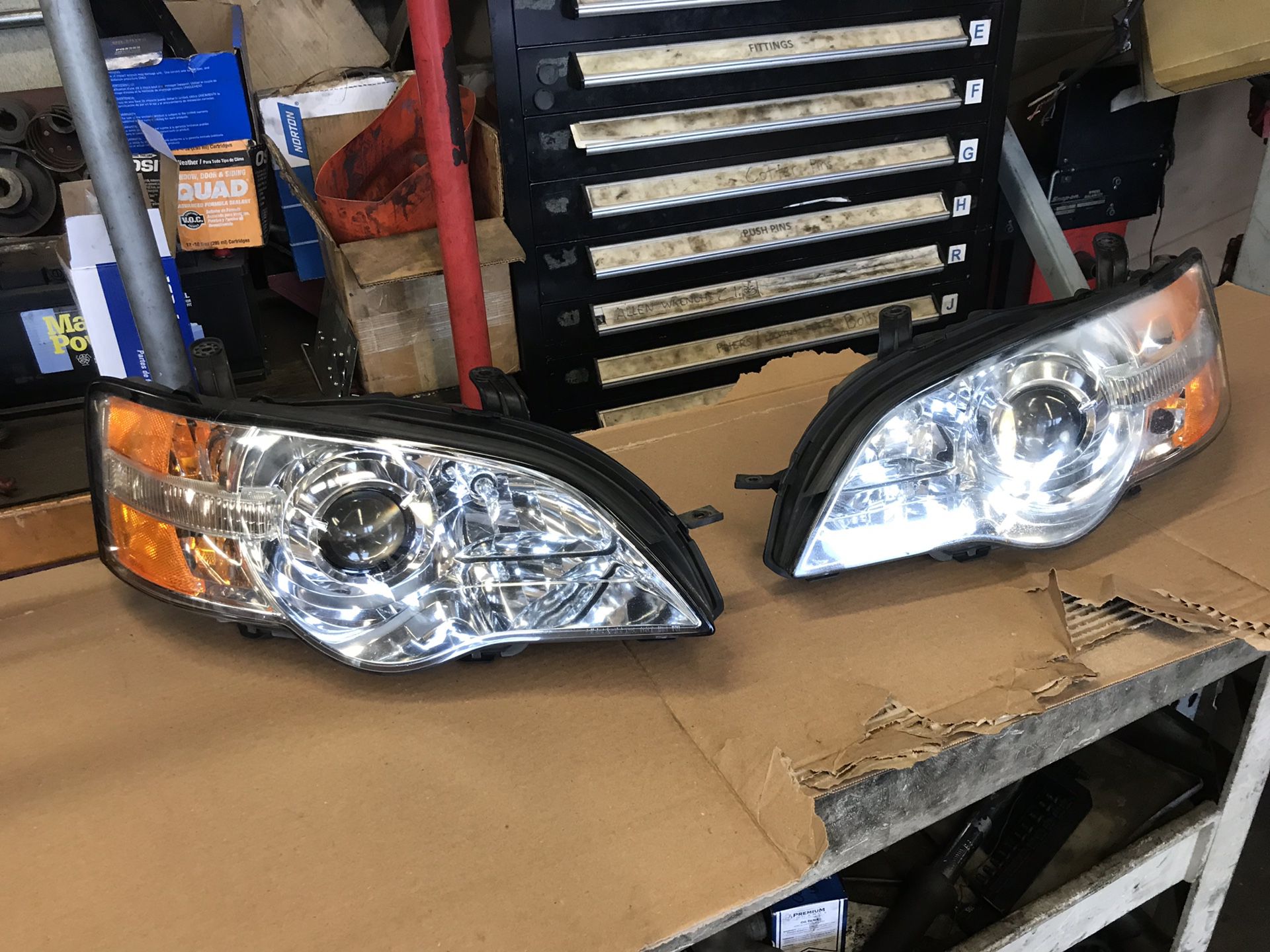 05 Subaru Outback headlights