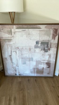 Large Modern Framed Canvas Art