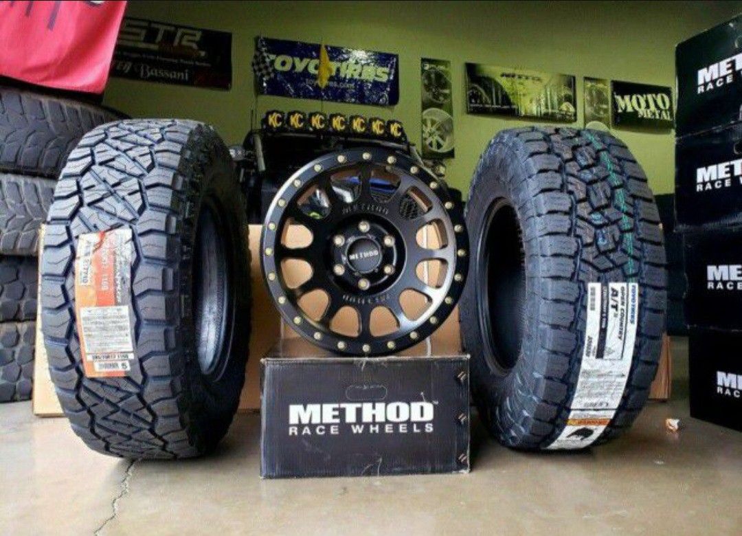 Leveling Kit Method Wheels Nitto OR Toyo Tires For. 5/6 Lug Truck Suv  Jeep