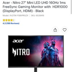 Acer Nitro xv275k
