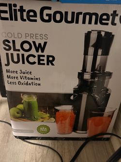 Cold press juicer