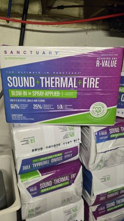 21 New and Sealed Cellulose Insulation Packs