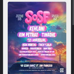 Selling 2 SoSF Tickets For 200 ! 