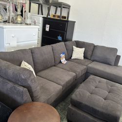 4 Piece Sectional Sofa With Ottoman 