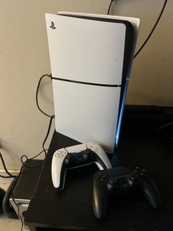 PS5 with 2 controllers