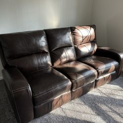 Leather Couch 