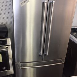 Refrigerator Stainless Steel  36” Counter Depth 