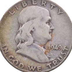 1949 D Franklin Half Dollar
