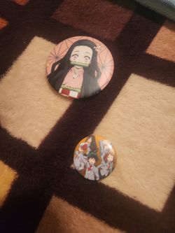 Demon slayer pins and others