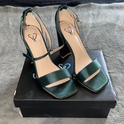 5 1/2 Windsor High Heels - Lili/Hunter Greens 