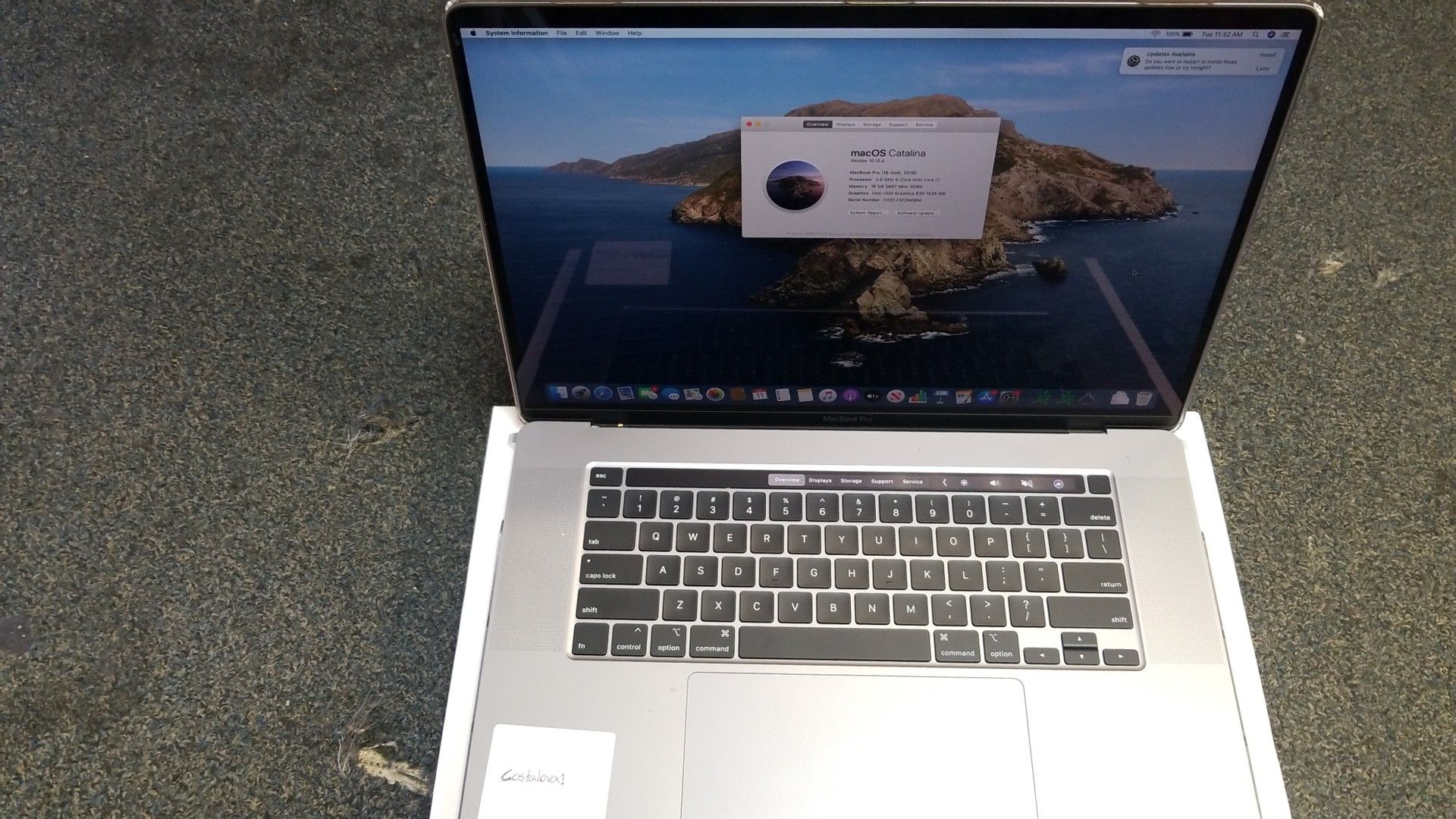 MacBook PRO 16" 2019 i7