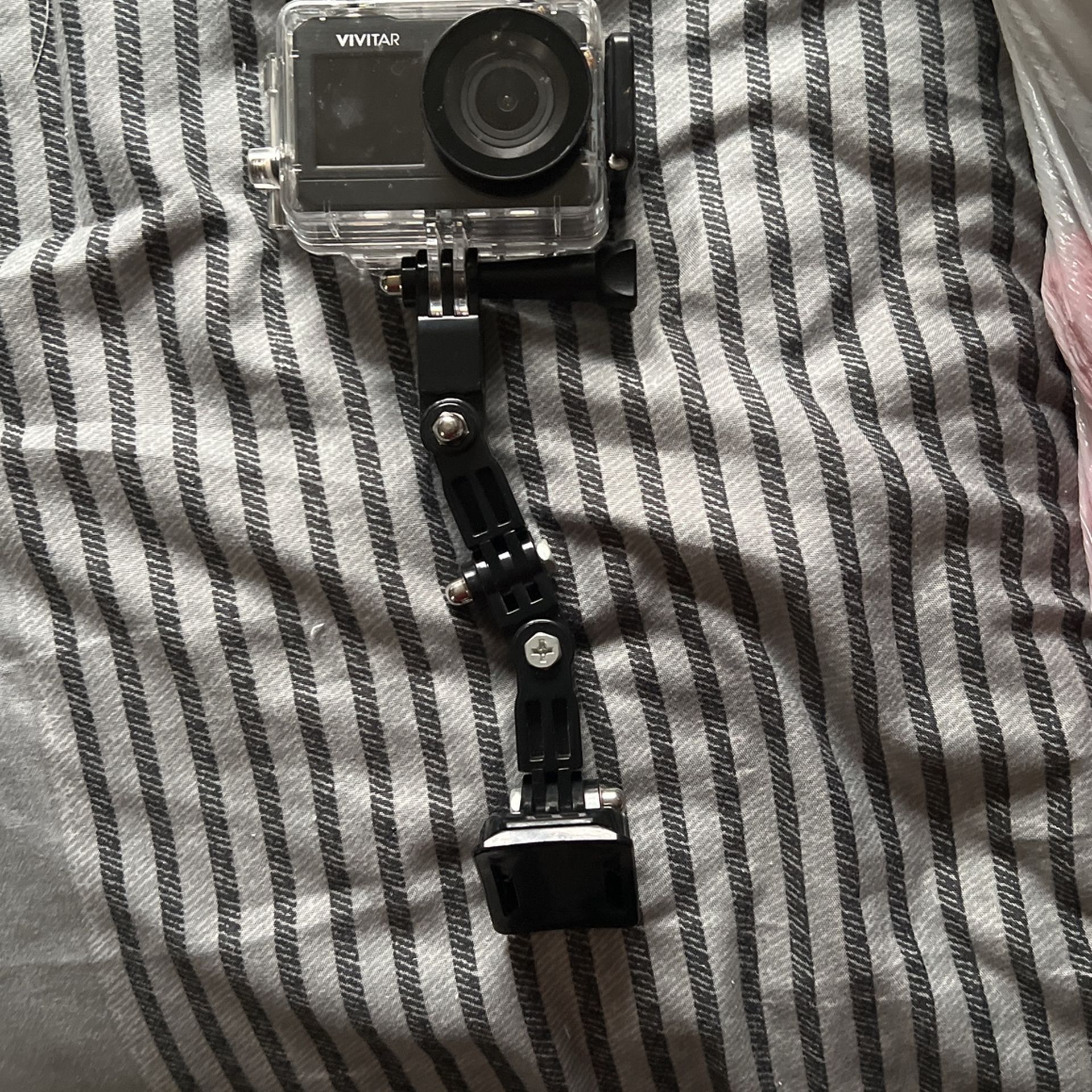 Go Pro With GoPro Mount.