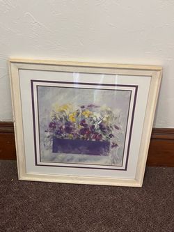 Framed Floral Art Print